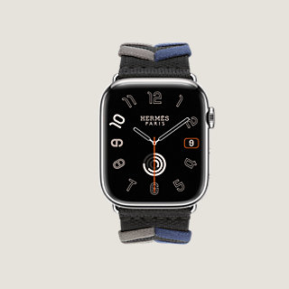 Series 9 case & Band Apple Watch Hermès Single Tour 45 mm 